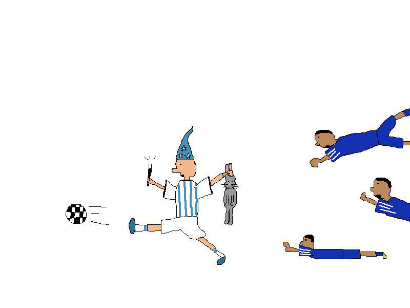 Illustration for article titled Now you can get your World Cup highlights via MS Paint